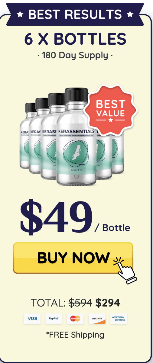 Kerassentials 6 bottels